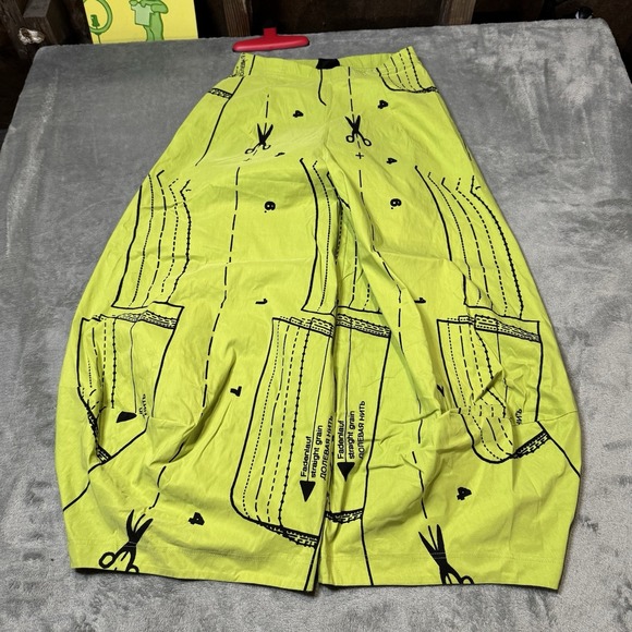 Rundholz Pants - Rundholz Black Label Avant Garde Balloon Trousers Wide Leg Pants Women XS RARE